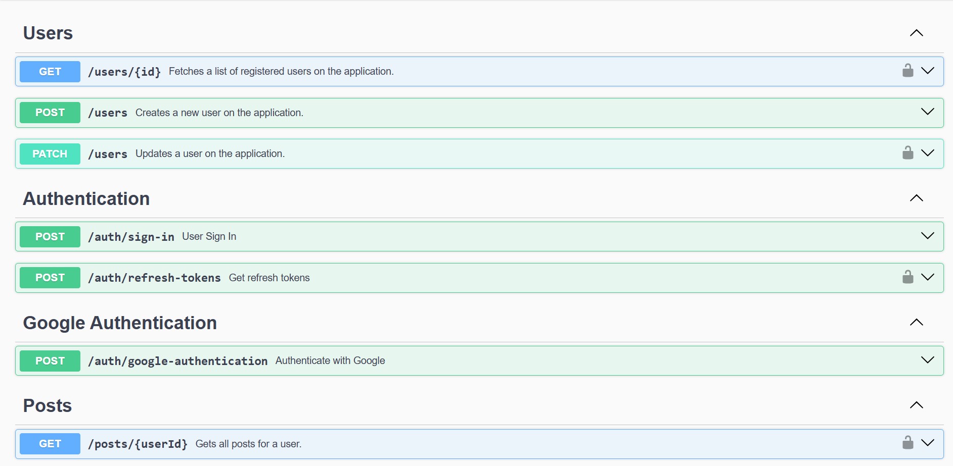 Blog Backend API — Swagger UI cover