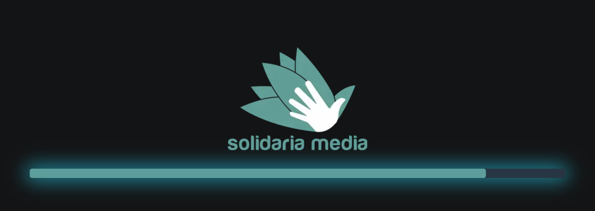 Solidaria Media — splash screen cover
